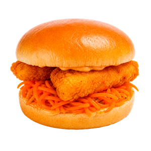 Морковный бургер 
